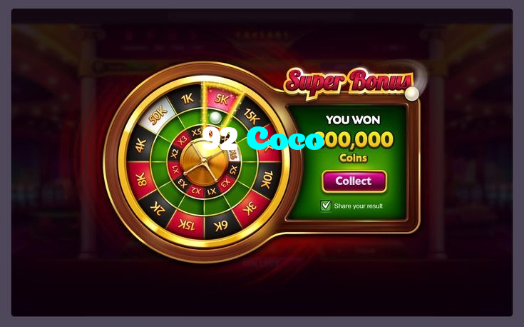 92 Coco casino presented on mobile device in Pakistan with slots and live games